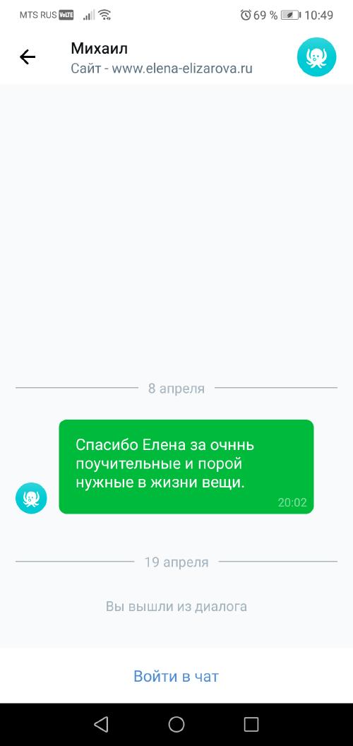 Отзывы о психологе Елена Елизарова