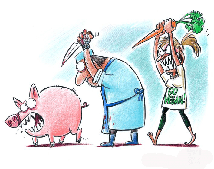 Мы убиваем животных, но ведь и веганы убивают растения